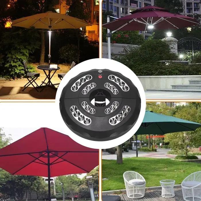 Lampe parapluie sans fil pour Patio extérieur