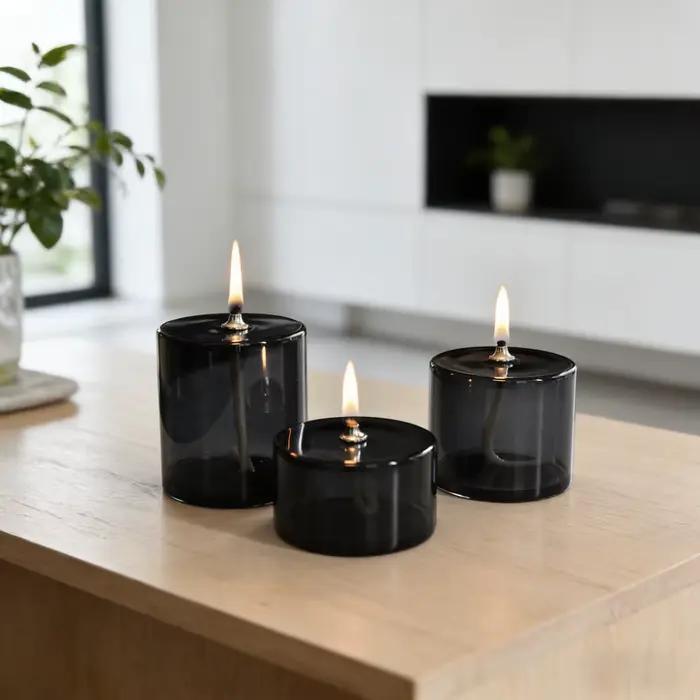 Lampe à huile en verre créative européenne