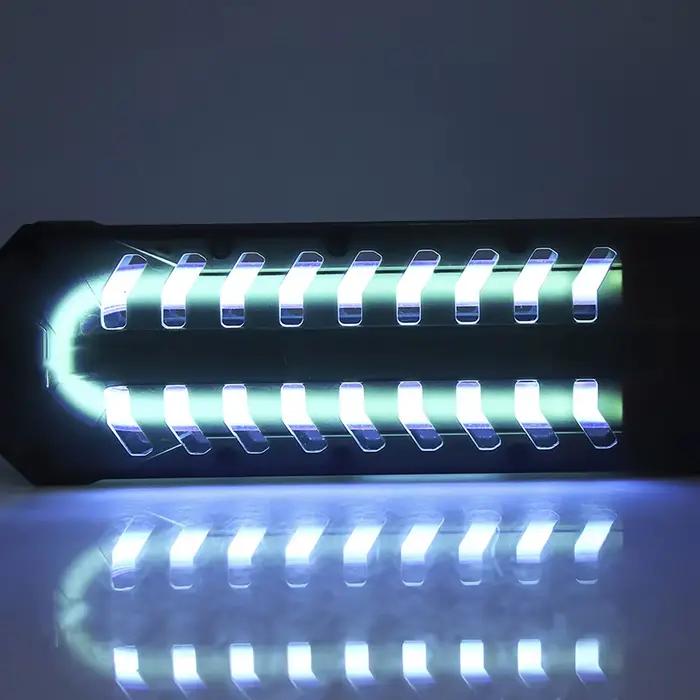18W/22W Aquarium lumière UV Submersible étanche étang Aquarium lampe ultraviolette stérilisateur germicide éclairage propre 220V
