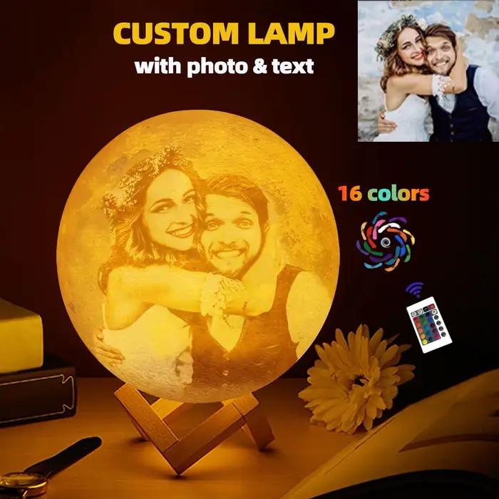 Lampe lunaire imprimée en 3D