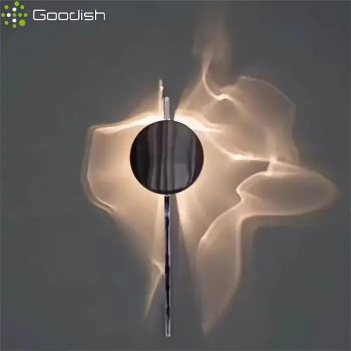Ltalian simplicité Style créatif ondulation effet de lumière mur LED lampes Art