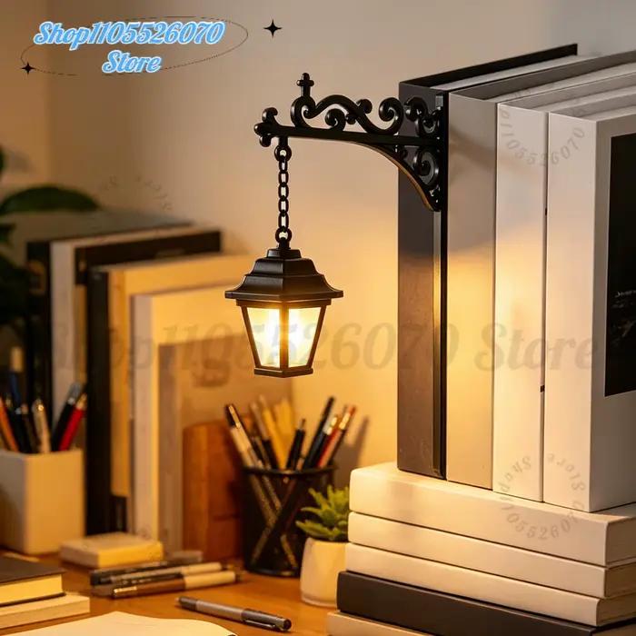 Lanterne de bibliothèque - Éclairage décoratif pour étagère
