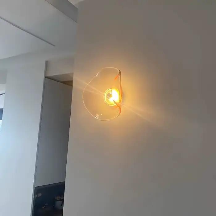 Lampes murales en verre de luxe nordique