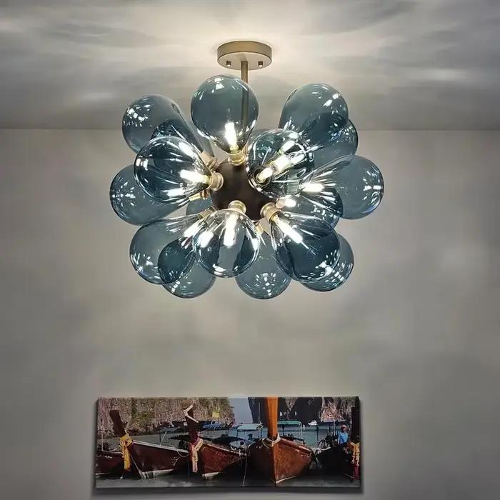 2025 Lustre à bulles de verre