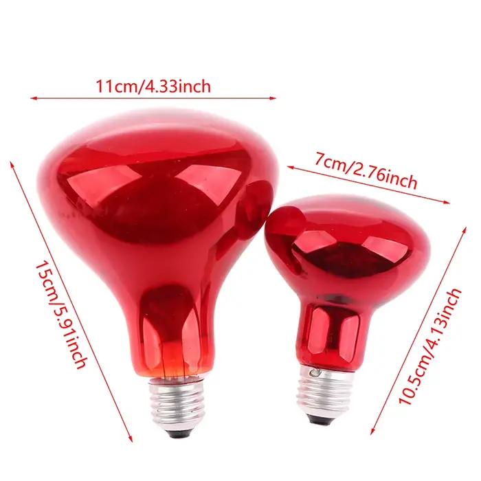 Ampoule de physiothérapie infrarouge 100W 150W, thérapie chauffante, lampe rouge pour le corps, les douleurs du cou, l'arthrite, Relaxation des articulations musculaires, soulagement de la douleur