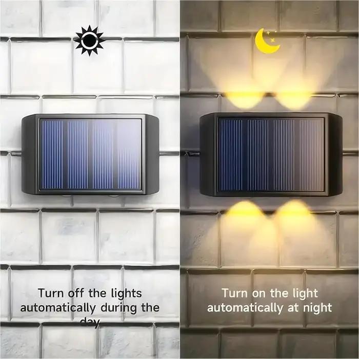 Lampes murales solaires d'extérieur