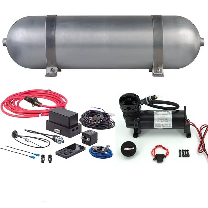 Kit de suspension pneumatique intégré, gestion de l'air, compresseur d'air précieux, système de contrôleur électronique universel