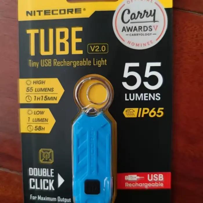 Mini lampe de poche LED portable avec lumière de bain, porte-clés ultra lumineux, chargement USB, étanche, VPN