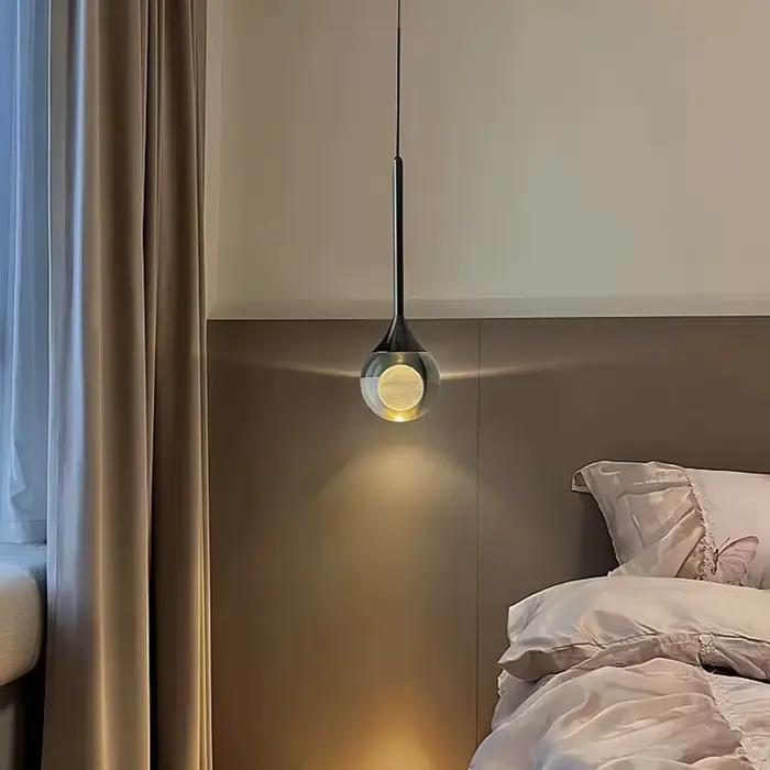 Lustre moderne simple à LED pour restaurant