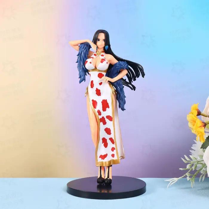 Figurine One Piece Anime Boa·Hancock de 25 cm/9,84 pouces, modèle de statue Gk, objet de collection pour la décoration de bureau