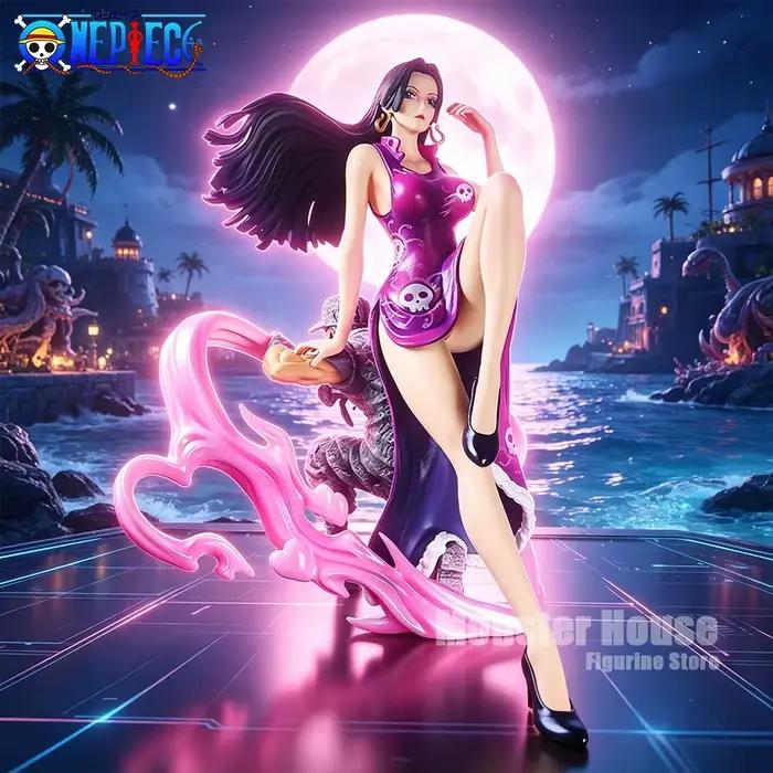 Figurine d'action Boa Hancock de l'anime ONE PIECE, 20cm/7.87in, statue en PVC, ornement de bureau, modèle de collection, jouets, cadeaux