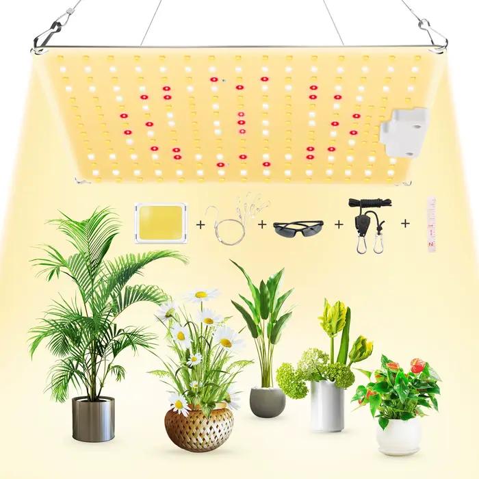 Lampe de culture LED 500W 600W 800W 1000W à diodes, spectre complet, silencieuse, Quantum Board, pour serre, tente de culture et plantes hydroponiques