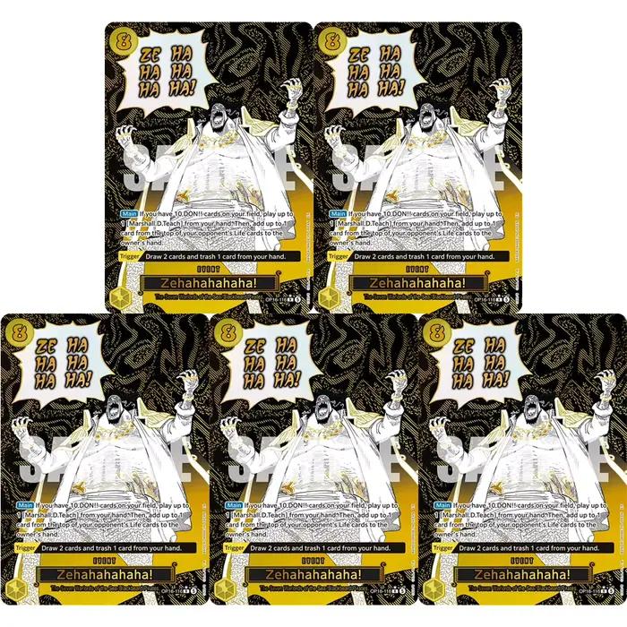 Cartes de collection ONE PIECE Marshall·D·Teach OP16 EN OP16-116, cartes de jeu d'anime de haute qualité, faites à la main, jouet cadeau