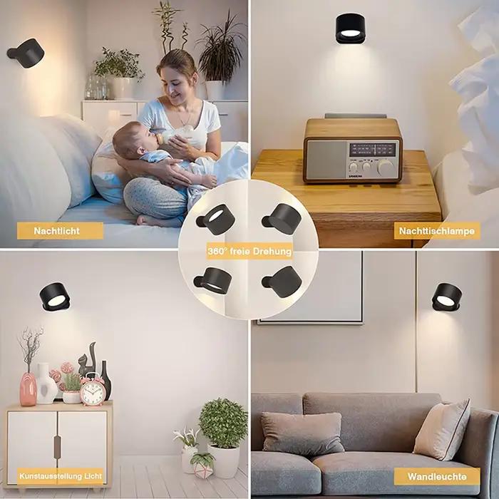 Applique murale LED avec télécommande tactile IR