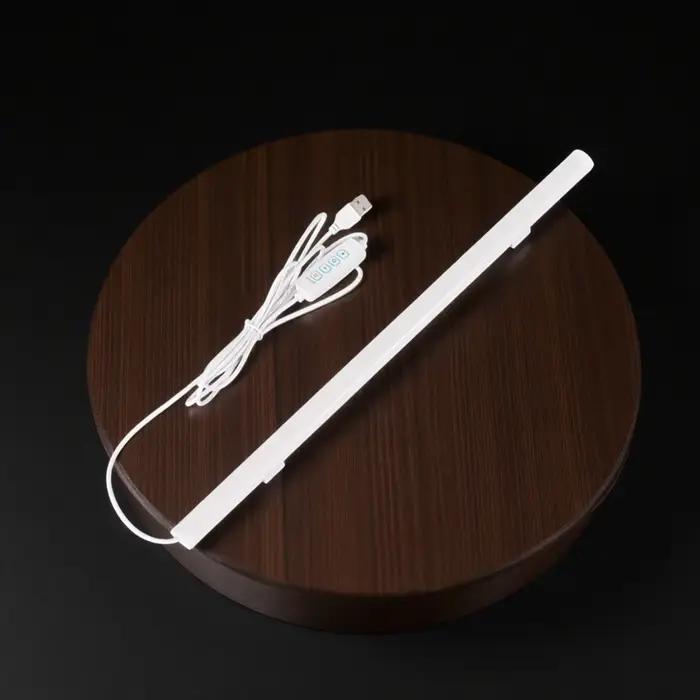 Led lumière tube de lecture lampe apprentissage 3colors a conduit la nuit avec magnétique USB plug 20cm-50cm bande dimmable bar bureau de bord de lit