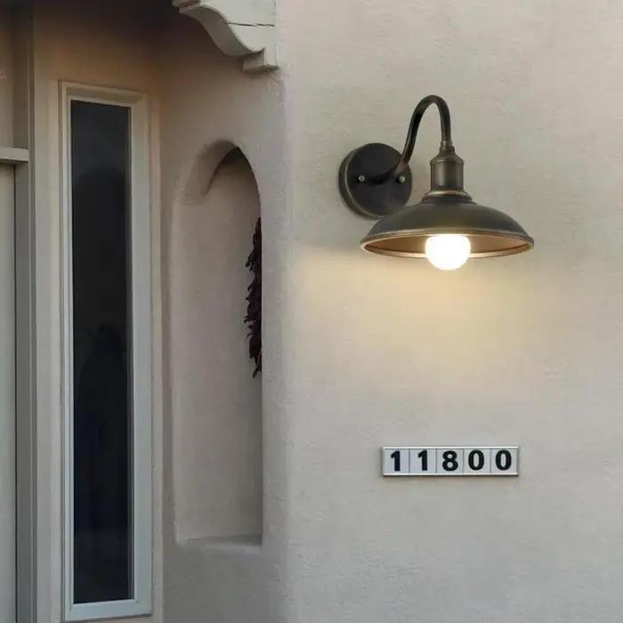 Lampe murale LED rétro américaine