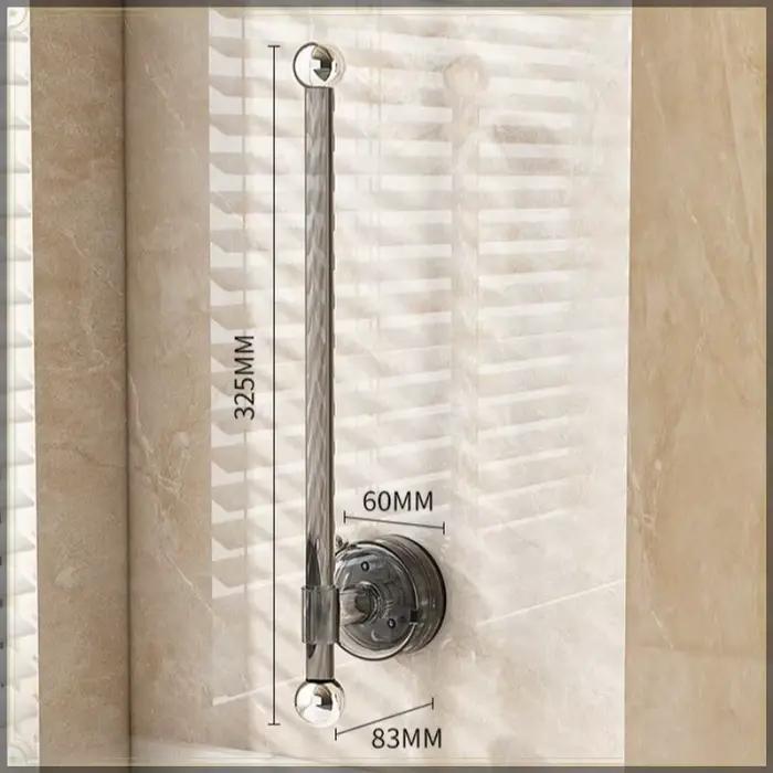 Support mural multifonctionnel en acrylique pour essuie-tout à ventouse, sans perçage, forte capacité de charge, organisateur de rangement de cuisine