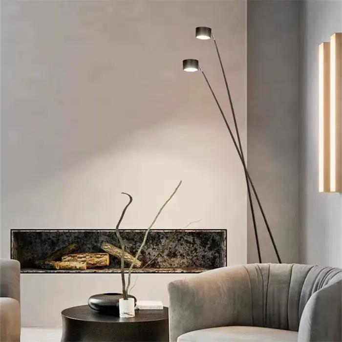 Davide Groppi Sampei lampadaire Led longue pôle Spot