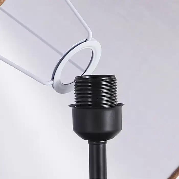 E27 rotin tissé à la main couvercle de lampe