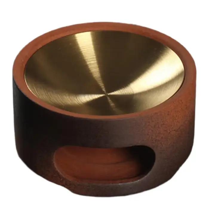 FYBL bougie chauffe-bougie lampe aromathérapie chauffage huile essentielle brûleur encens ménage Club café poudre bois santal incense élégant ambiance soin naturel occaions spéciales