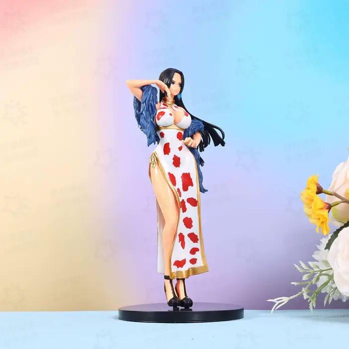 Figurine One Piece Anime Boa·Hancock de 25 cm/9,84 pouces, modèle de statue Gk, objet de collection pour la décoration de bureau
