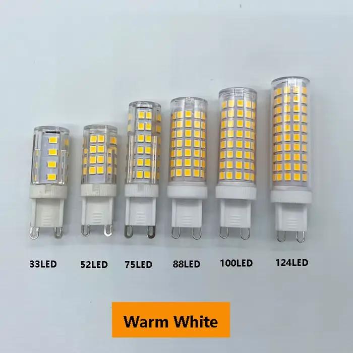 Lampe à LED G9 avec éclairage blanc chaud/froid/naturel pour salon, idéale pour créer une ambiance accueillante et durable, économisant jusqu'à 90% sur la consommation d'énergie, adaptable à tout luminaire G9, certifiée CCC et CE, durée de vie de 20 000 heures
