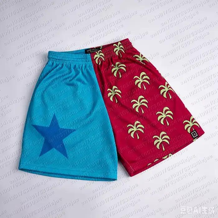 Shorts de sport décontractés One Piece Straw Hat Pirates Wave Mesh pour hommes et femmes, séchage rapide, respirant, été