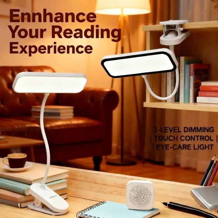 Lampe de bureau à clipser LED
