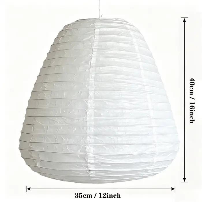 Lot de 2 abat-jour en papier de riz pour lampe suspendue