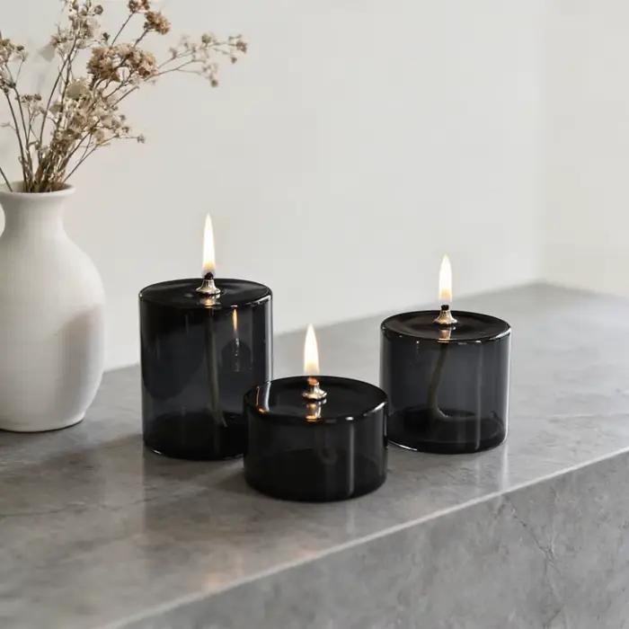 Lampe à huile en verre créative européenne