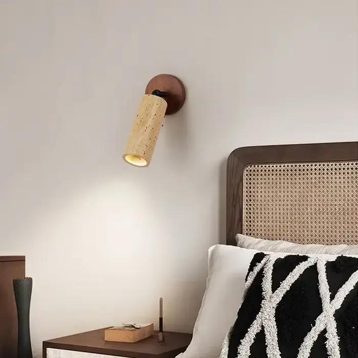 Wabi-sabi vent LED avec projecteurs applique murale rétro