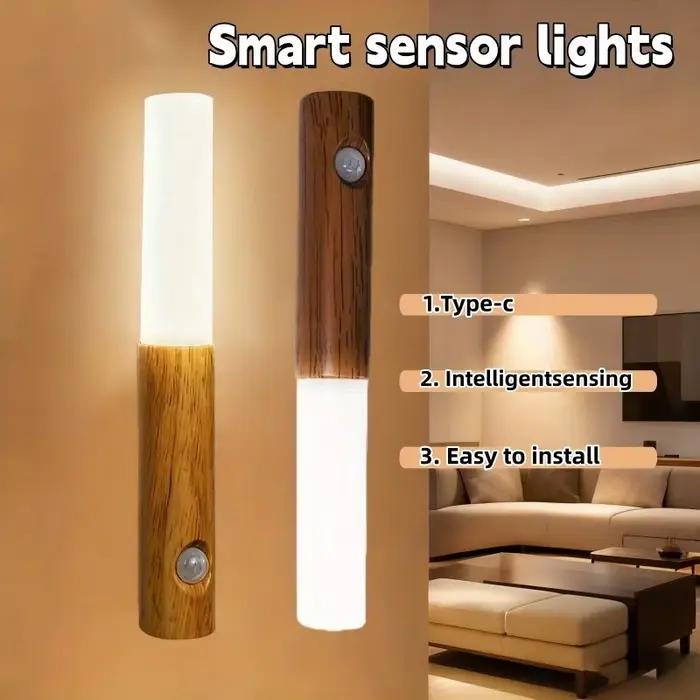 Lampe murale en bois d'intérieur