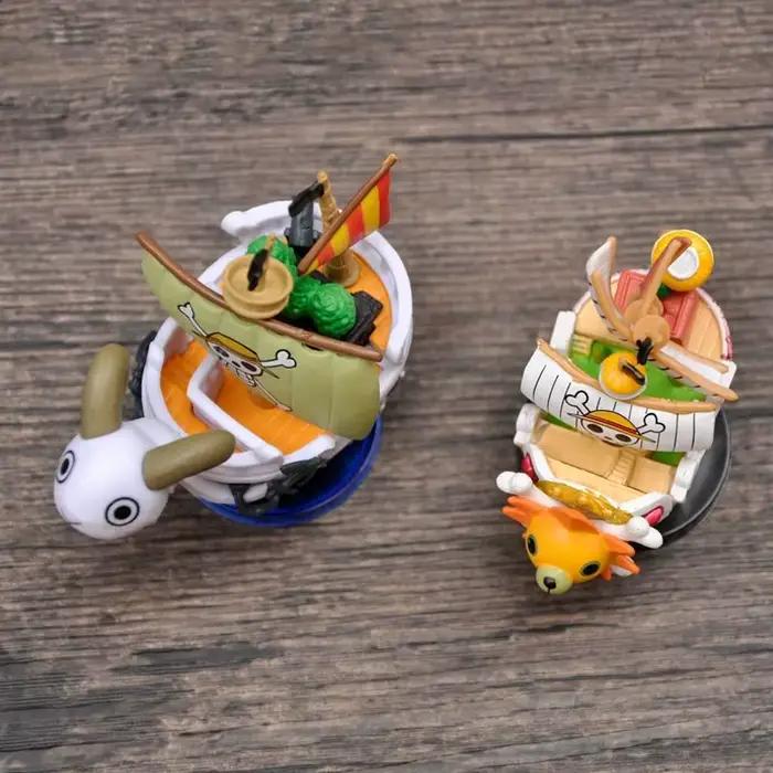 Figurine de bateau One Piece 7 cm, modèle Luffy, jouet super mignon, mini bateau THOUSANDSUNNY Going Merry, figurine d'action à assembler