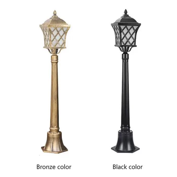 Lampe de jardin de style européen, lampe de paysage extérieure, lampe de pelouse, lampe de cour, lampe de villa, lampe de jardin, lampe de sol, lampe de rue étanche pour pelouse