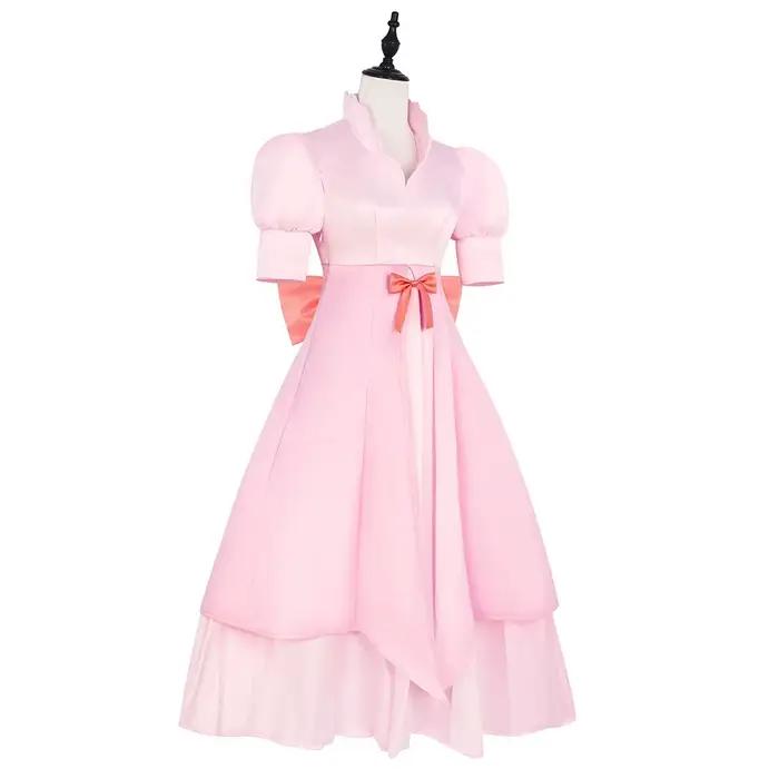 Costume de Cosplay Anime une pièce Charlotte Pudding pour femmes, robe princesse rose Lolita, vêtements fantaisie de fête de carnaval d'halloween