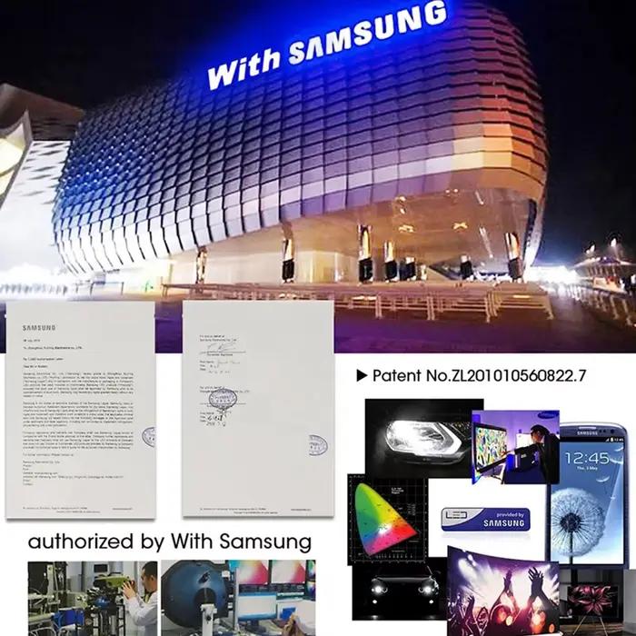 Lampe LED H7 avec puce SAMSUNG CSP H4 9005/HB3 9006/HB4 H11 H8 H1, ampoules de voiture 15000LM 80W 6500k