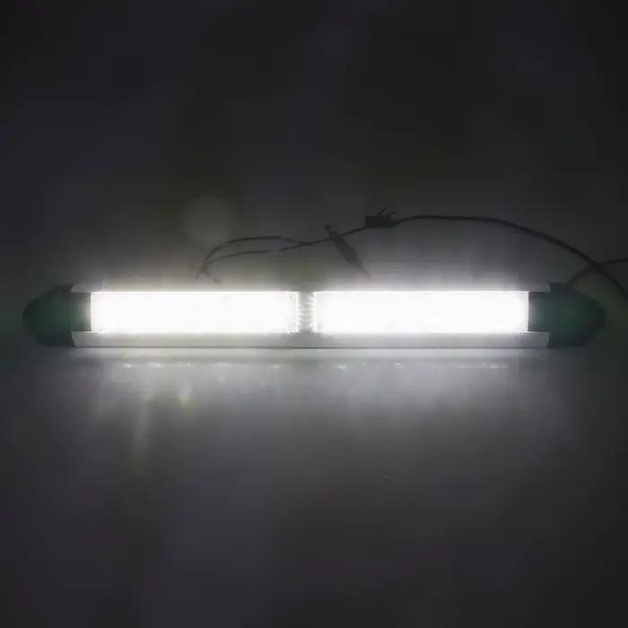 RV Camper LED auvent lumière 12LED Camping en plein air barre lumineuse caravane lampes extérieures étanche pour camping-car Van voyage remorque