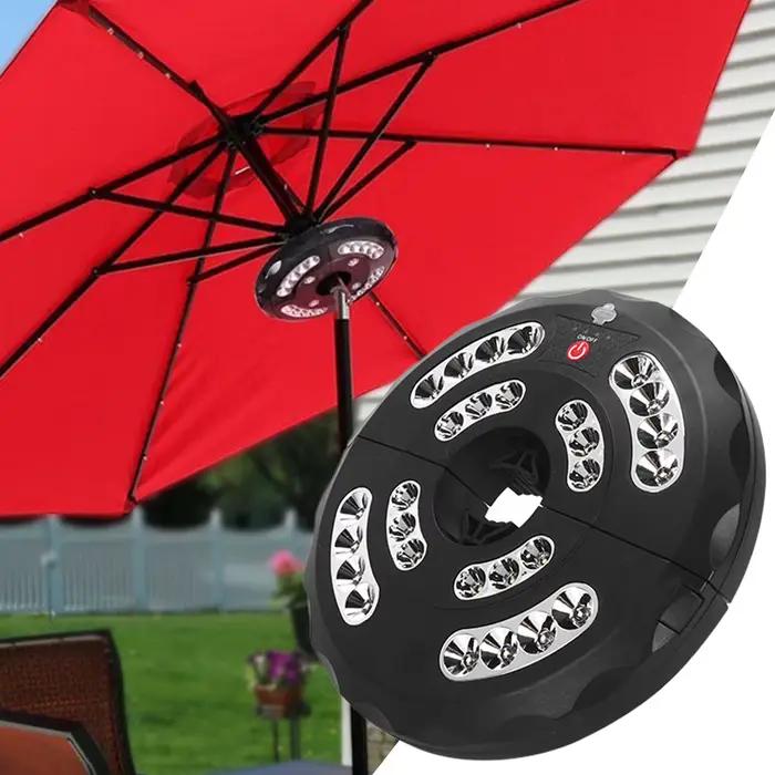 Lampe parapluie sans fil pour Patio extérieur