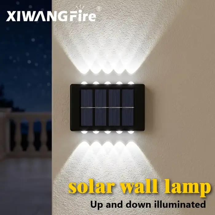 Lampes murales solaires d'extérieur