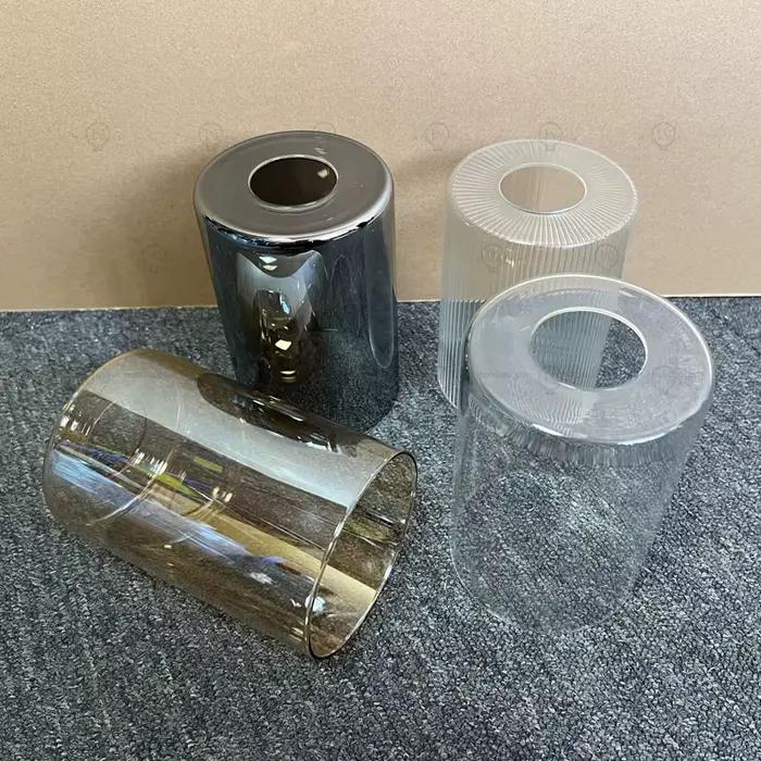 Abat-jour cylindrique en verre E27/E26