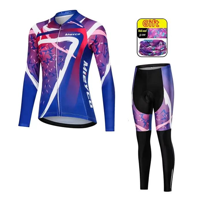 Maillot de cyclisme pour femmes, ensemble de vélo de route, survêtement printemps-automne, vtt, Triathlon, vêtements de vélo, 2025 Conjuntos Femininos