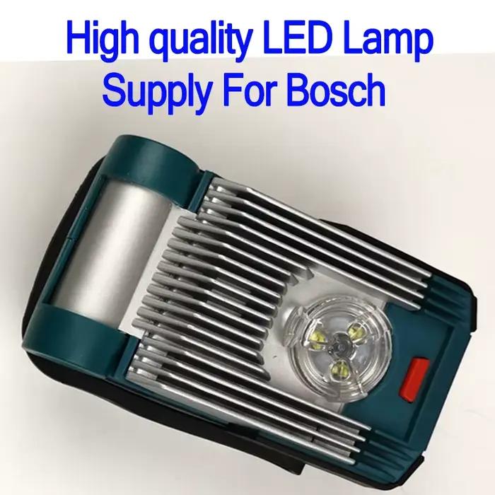 Lampe de travail LED pour batterie Li-ion Bosch 14,4V 18V BAT614 BAT618, alimentation, lampes de poche, torche électrique, projecteur, best-seller