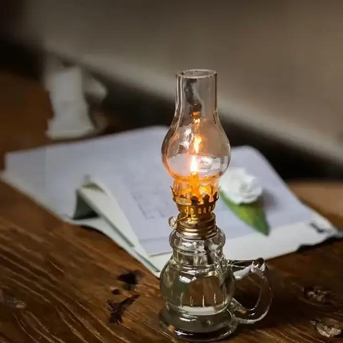 1 pièces rétro vintage lampe à kérosène chandelier ornements coupe-vent