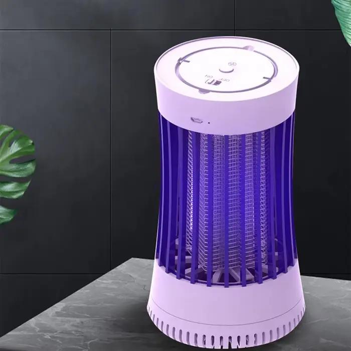 Lampe électrique anti-moustiques USB, répulsif UV pour les mouches, piège à insectes d'extérieur, incolore, inodore, sûr, sans rayonnement