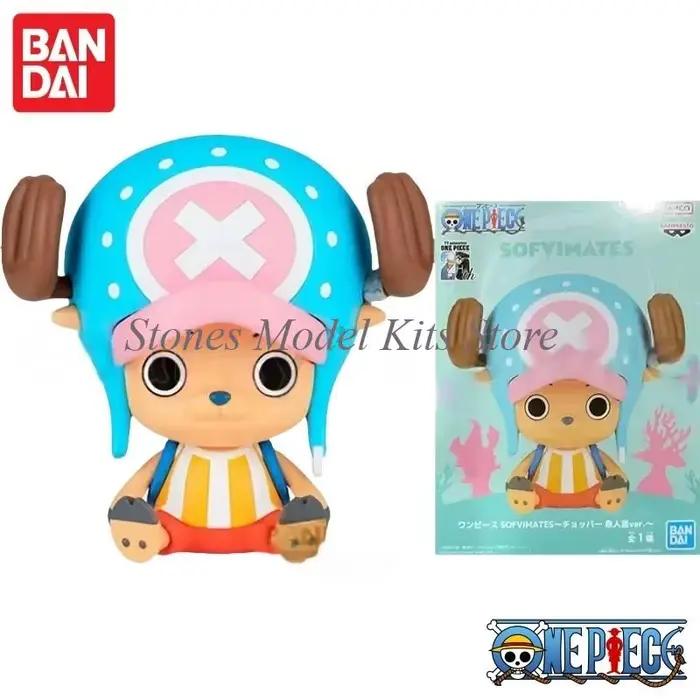 En Stock 100% Original Bandai une pièce Sofvimates figurine d'anime Tony Tony Chopper Bepo Karoo Anime poupée modèle jouet cadeau