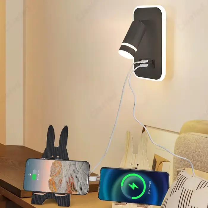 Applique murale LED Claeted moderne avec abat-jour personnalisable pour éclairer et décorer cuisine, salle à manger, chambre à coucher, entrée et étude
