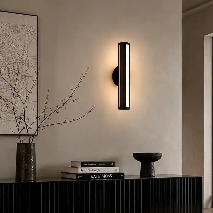 Lampe murale minimaliste noire
