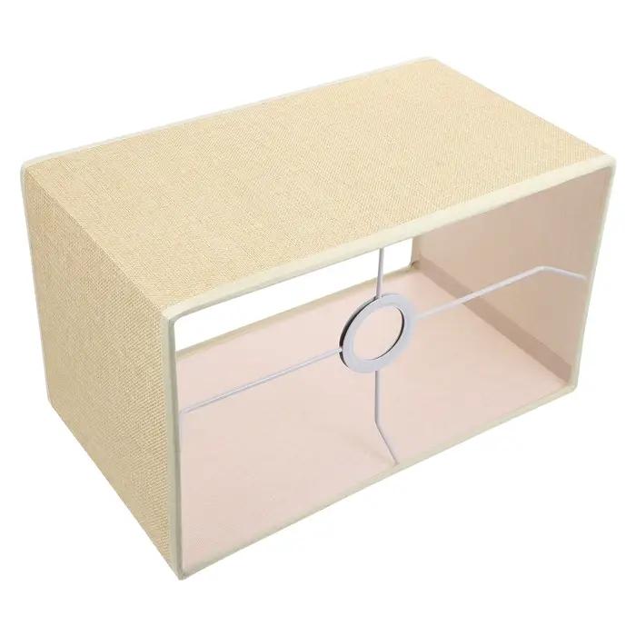 Abat-jour rectangulaire en lin