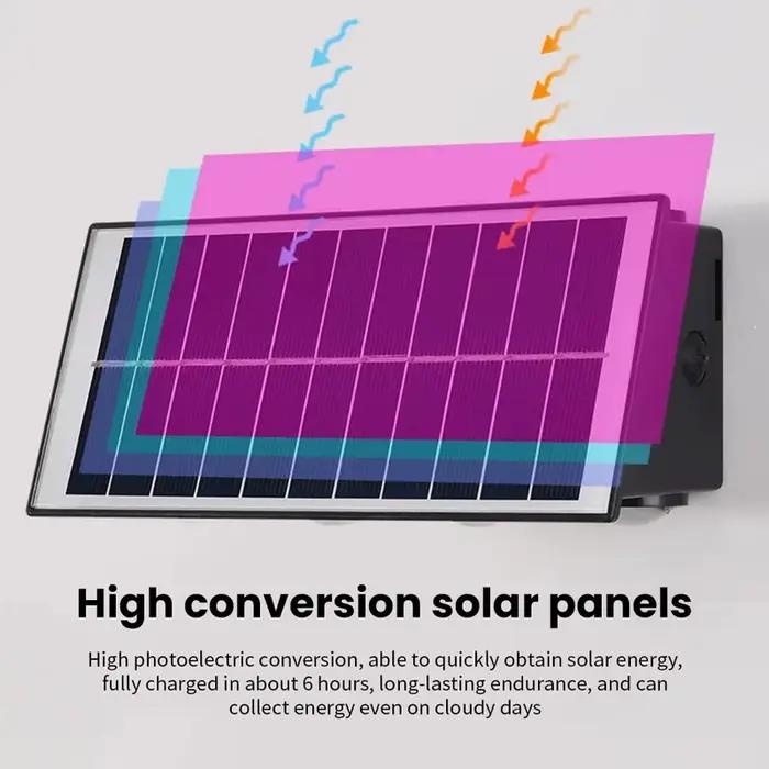 Lampe murale solaire extérieure étanche à énergie