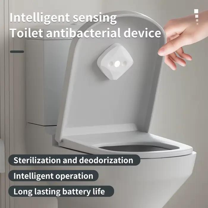 Lampe désinfectante UV pour toilettes, rechargeable par USB, pour la maison, l'hôtel, la salle de bain – désinfection intelligente des toilettes, anti-germes, stérilisation